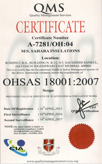 ISO Certificate Sahara Insulation